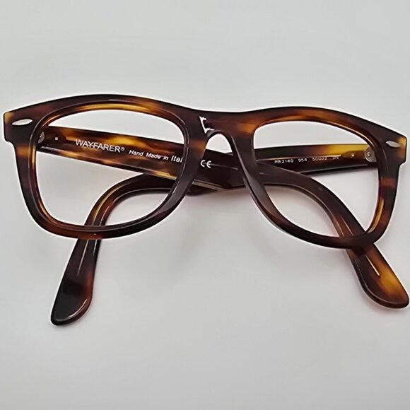 Ray-Ban RB2140 954 Original Wayfarer Classic Striped Havana Sunglasses Frame - Picture 10 of 12